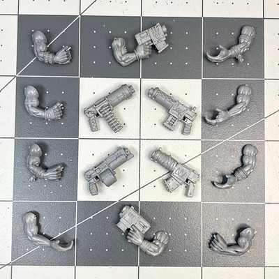 40K Space Orks BOYZ WEAPONS & ARMS bitz lot GW shoota citadel nobz bits OOP BT26