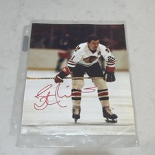 Authentic Stan Mikita 1970s Chicago Blackhawks Autograph