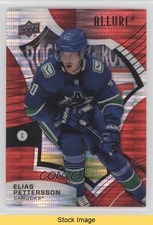 2021-22 Upper Deck Allure Red Rainbow Elias Pettersson #62 READ 12sm