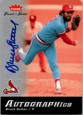 2006 Greats of the Game BRUCE SUTTER St. Louis Cardinals SSP Autographics AUTO