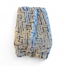 Aden  Anais Geometric Baby Blanket Blue White Swaddle Muslin Cotton Lovey