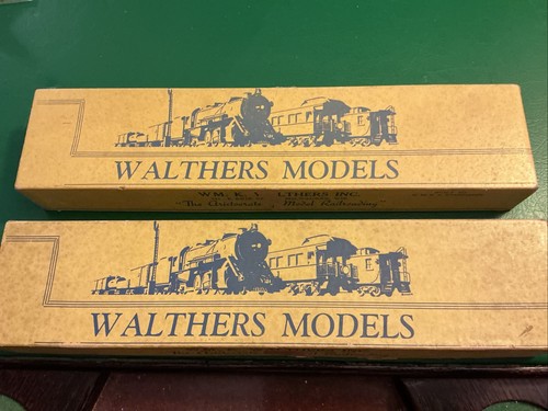 Walthers Models HO Vintage Coach Kit 6672 y Stock Car 6804 Caja Original Nuevo | Zustand: Used