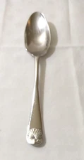 Kirk Stieff WILLIAMSBURG ROYAL SHELL Stainless Serving Spoon  JAPAN 9 1/2"