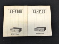 Kenwood KA-8100/KA-9100 Amplificatore Manuale Istruzioni Proprietario