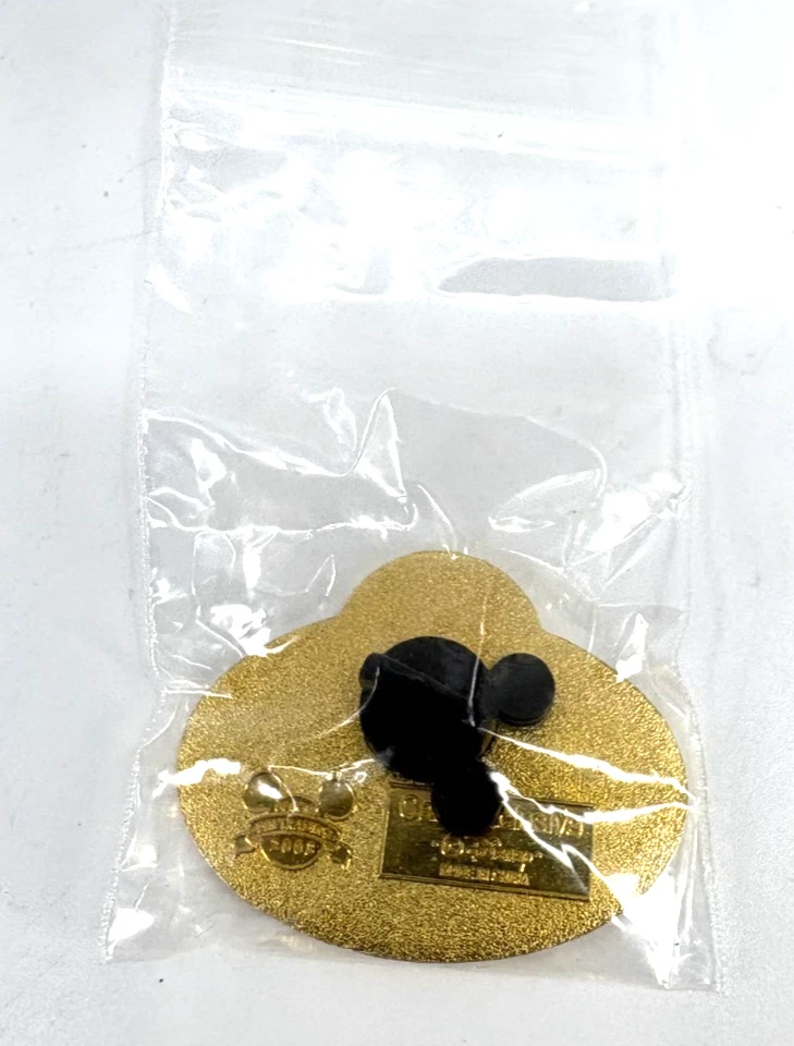 Disney Cast Exclusive Name Tag Mickey Character “Cast Member” Pin 2002 NEW NEW - Image 3 of 4