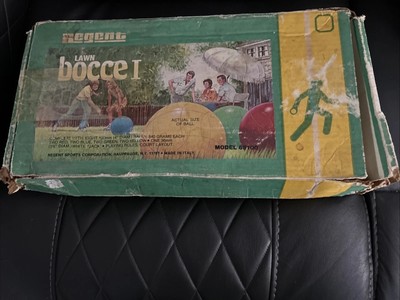 Vtg  Regent Lawn Bocci l  Traditional Italian Ball Sport Made Italy # 63100
