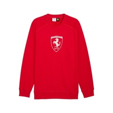 PUMA Scuderia Ferrari Sportswear Shield Crew Neck Sweatshirt Mens Red 63278802
