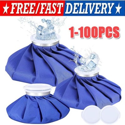 1-100PC Ice Bags Packs Knee Neck Reusable Cold Relief Pain Headache Sport Injury