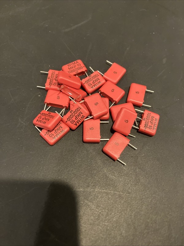 20pcs  WIMA MKP10 1nF 1000pF 2000V 5% POLYPROPYLENE
