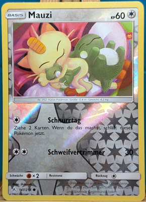 POKEMON - Kräfte im Einklang - Mauzi - 147/214 - REVERSE HOLO - deutsch