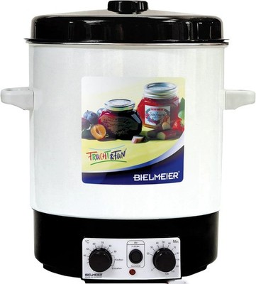 BIELMEIER Einkochautomat einwecken Emaille 29 Liter Zeituhr 2000 Watt BHG 685.0