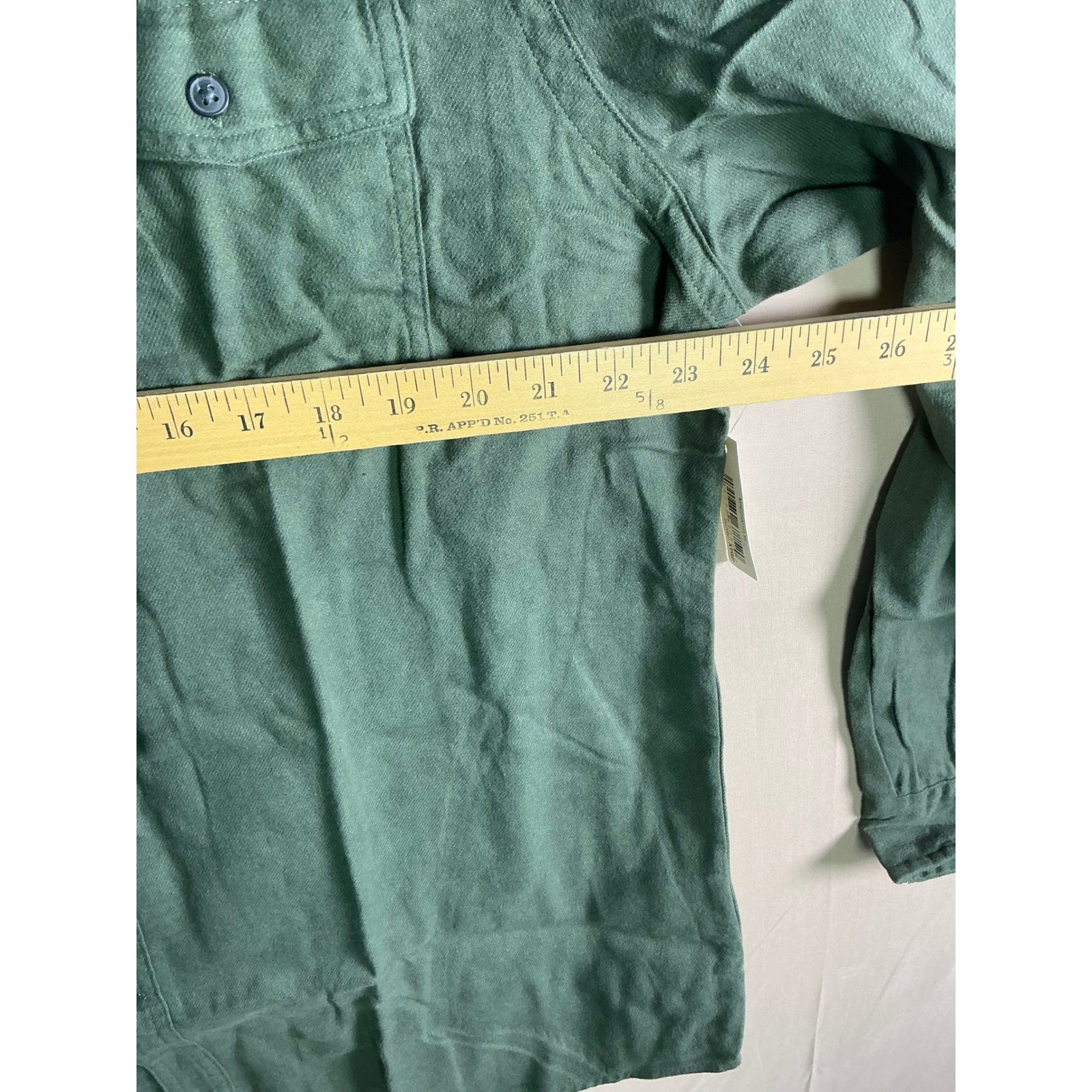 Amazon Essentials Mens Flannel Shirt Olive Green Regular Fit XL MAE25001FL18 thumbnail 7