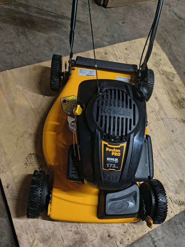 POULAN PRO USA SELFPROPELLED 21" CUT MULCHING MOWER BIG KOHLER XT-7 ENGINE 173cc - Image 2 of 4