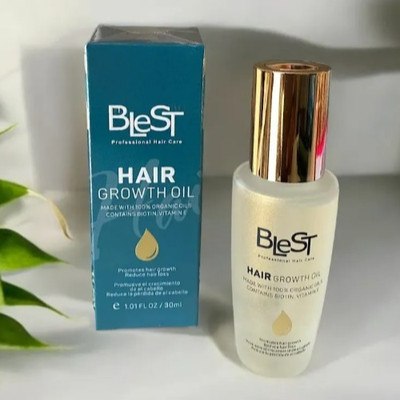 Blest Professional Hair Care Hair Growth Oil Biotin and Vitamin E 1.01oz NEW