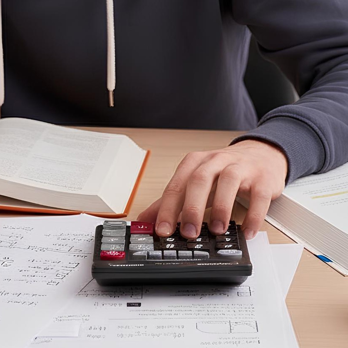 Calculatrice bureau Avizar double alimentation avec ecran geant LCD 12 chiffres - 3