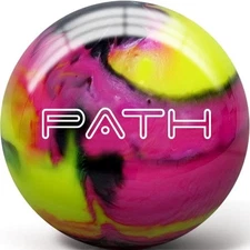 Pyramid Path Pink/Yellow/Black Bowling Ball