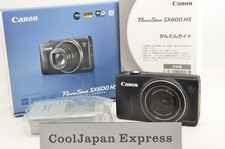 Canon PowerShot SX600 HS Black Digital Camera 18x Zoom lens from Japan 2605