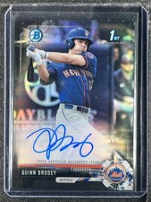 Brodey, Quinn - 2017 Bowman Chrome Draft - Autograph - 35/75