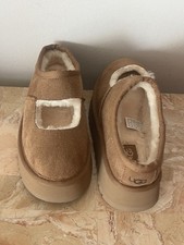 UGG Bea Mary Jane Chestnut Brown Platform Slipper Womens Size 8 US NEW 1167612