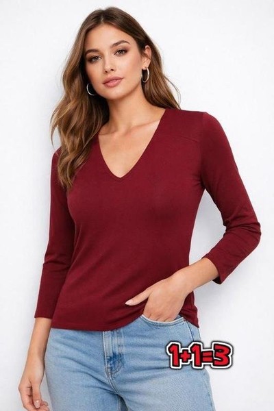 Women Gerry Weber Sweater Burgundy S
