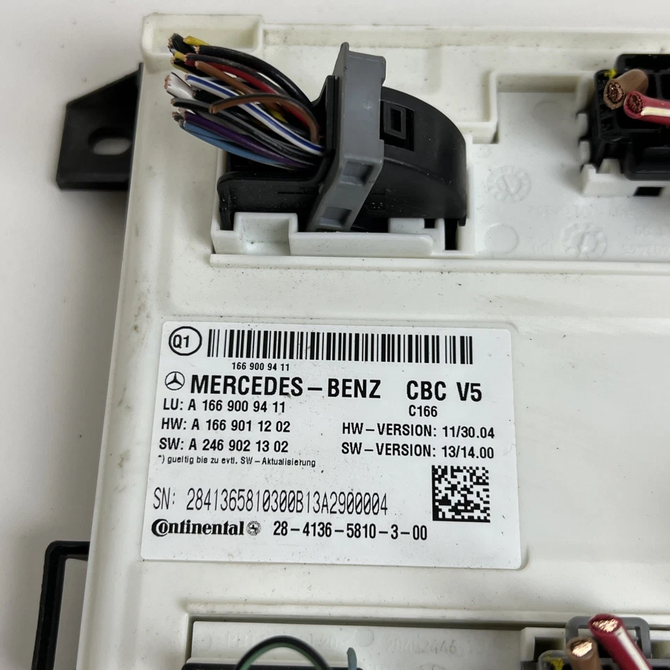 Mercedes Benz ML350 2014 diésel Sam módulo de control informático A1669009411 OEM Foto 3 de 4