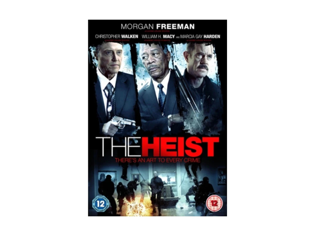 The Heist (DVD, 2013) Morgan Freeman Christopher Walken Crime Drama NEW SEALED