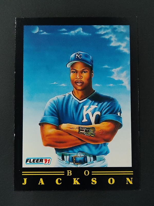 1991 Fleer Baseball BO JACKSON Pro Visions #5 Black Border Royals Grail RaRe💎💎