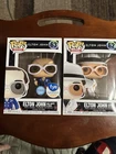 Funko Pop! Vinyl Rocks Elton John #63 & #62 FYE Exclusive Red White Blue Set