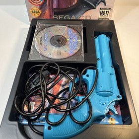 Lethal Enforcers (Sega CD, 1993) Big Box Complete CIB