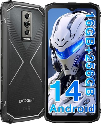 DOOGEE Blade10 Pro Outdoor Handy Ohne Vertrag Android 14 16GB+256GB Octa Core 4G