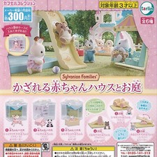 Sylvanian Families Baby House  Garden Capsule Toy 6 Types Full Comp Set Gacha