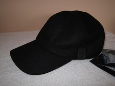 NEW original black LACROIX Skis winter adjustable luxury Wool baseball cap hat