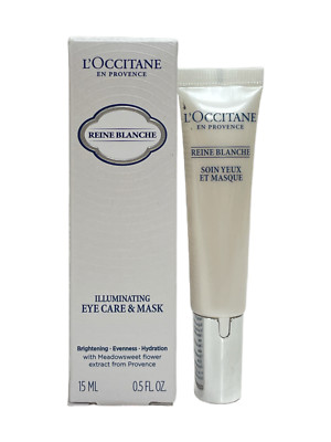 L'Occitane Illuminating Eye Care & Mask (15ml/0.5fl) New,