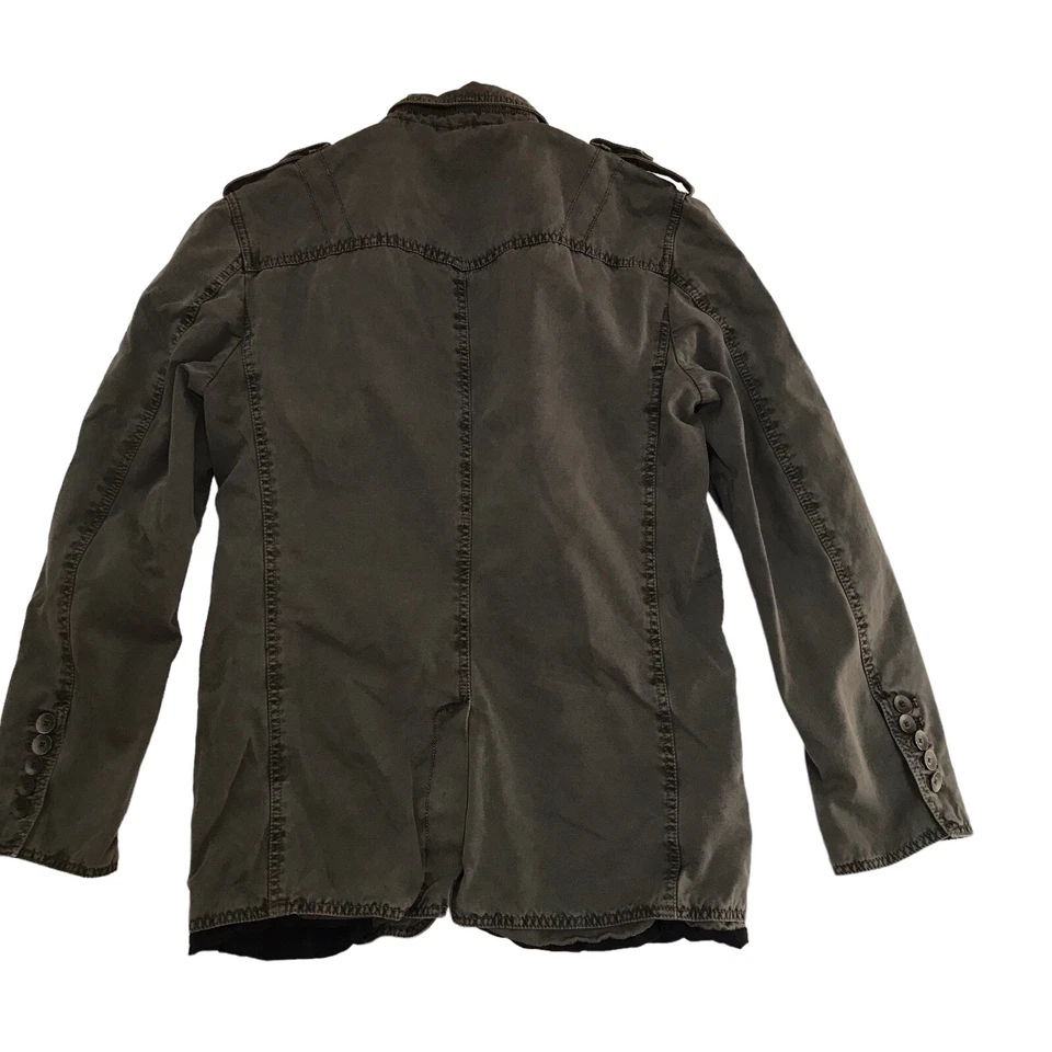 Chaqueta International Concepts Para Hombre Pequeña Utilidad Grunge Carga Militar INC Y2K Foto 4 de 4