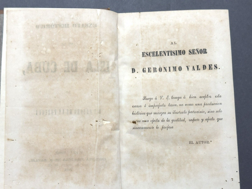 1842 Historischer Essay der Insel Kuba Jacobo de la Pezuela Erstausgabe - Bild 10 von 24