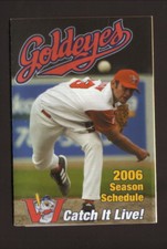 Winnipeg Goldeyes--2006 Pocket Schedule--Rogers Wireless--Northern League