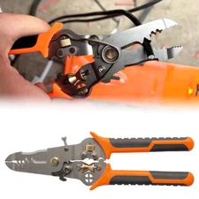 10,in-1 Multifunctional Wire Stripper Crimper Cable Cutter-Pliers AE
