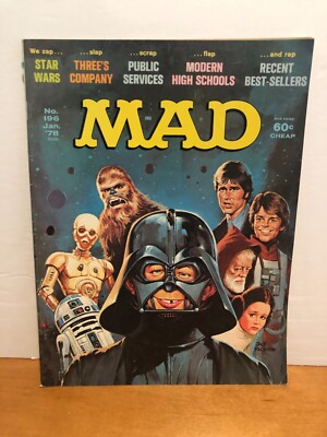 Star Wars Roars Mad Magazine No 196 Jan 1978 Three's (He's) Company