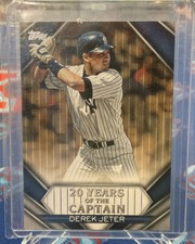 2020 Topps Update Derek Jeter 20 Years Of The Captain Gold /50 Yankees