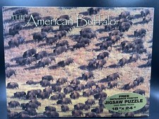 American Buffalo Jigsaw Puzzle Plains 500 Pc Brand New