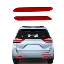 Bumper Reflector Set For 2011-2017 Toyota Sienna 2015-17 NX200t NX300h Rear 2X