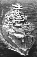 WW2 Picture Photo 1943 American super-dreadnought battleship USS Texas 3231