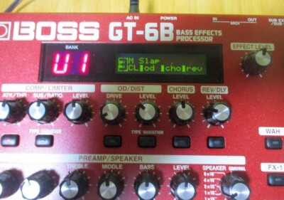 動作確認済】⭐極美品⭐BOSS ボス GT-6B ベース エフェクター