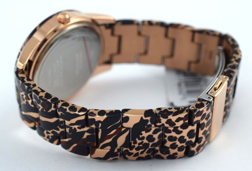 Guess Damenarmband U0425L3 Analog Roségoldfarben Animal Print 185 $ - Bild 6 von 8