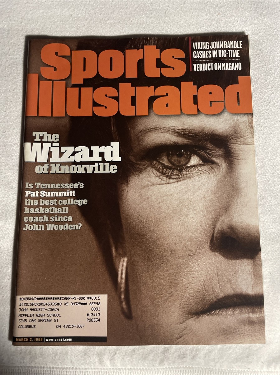 ユーレコード 1998 March 2 Sports Illustrated Magazine,The wizard of Knoxville