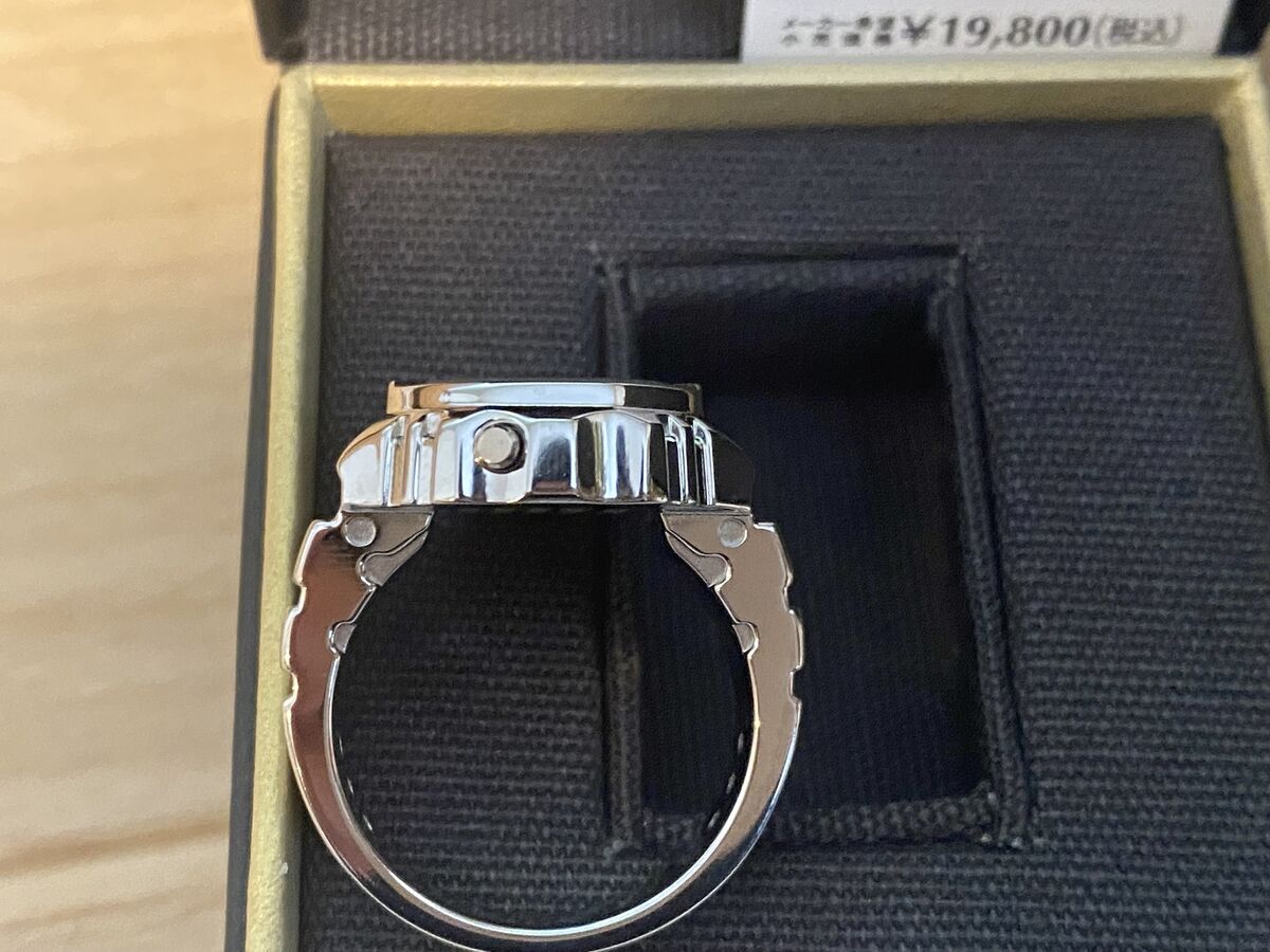 In Stock】Casio Ring Watch CRW-001-1JR 50th Anniversary Box In Stock】Casio Ring Watch CRW-001-1JR 50th Anniversary Box