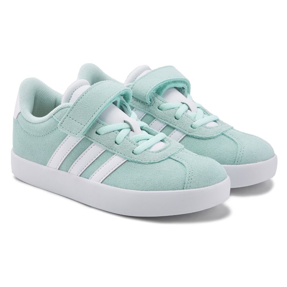 Adidas Kids Girls Halo Mint (Green)/White VL Court 3.0 EL US 1, 2 Youth NWB Adidas Kids Girls Halo Mint (Green)/White VL Court 3.0 EL US 1, 2 Youth NWB