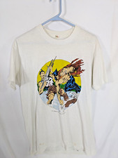 Vtg 1989 Wolverine Vs Punisher Marvel Comics T Shirt Sz XL Screen Stars S
