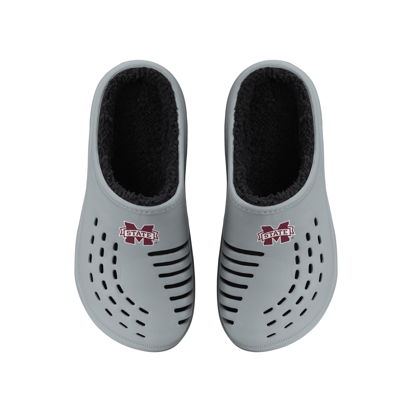 Мужские сабо FOCO NCAA с крупным логотипом Mississippi State Bulldogs на подкладке из шерпа