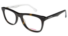 NEW CARRERA KIDS CARRERINO 63 TCB HAVANA W/BLACK WHITE TEMPLES EYEGLASSES 47-18